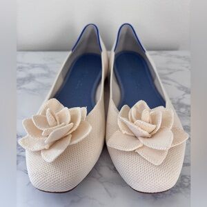 Rothy's Cream Floral Women's Flats